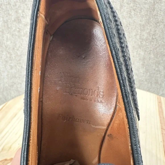 Allen Edmonds Fairhaven Leather Wingtip Brogue Oxford Dress Shoes Mens 8.5 D - Picture 11 of 15